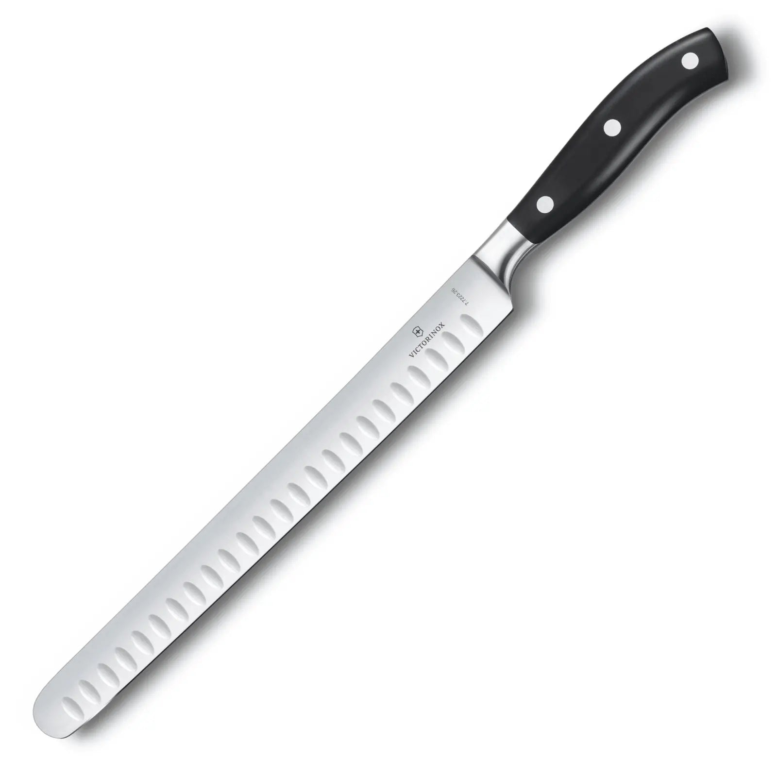 Victorinox Grand Maître Schinkenmesser Kullenschliff 26cm Geschenkschachtel Schwarz 7.7223.26G Victorinox