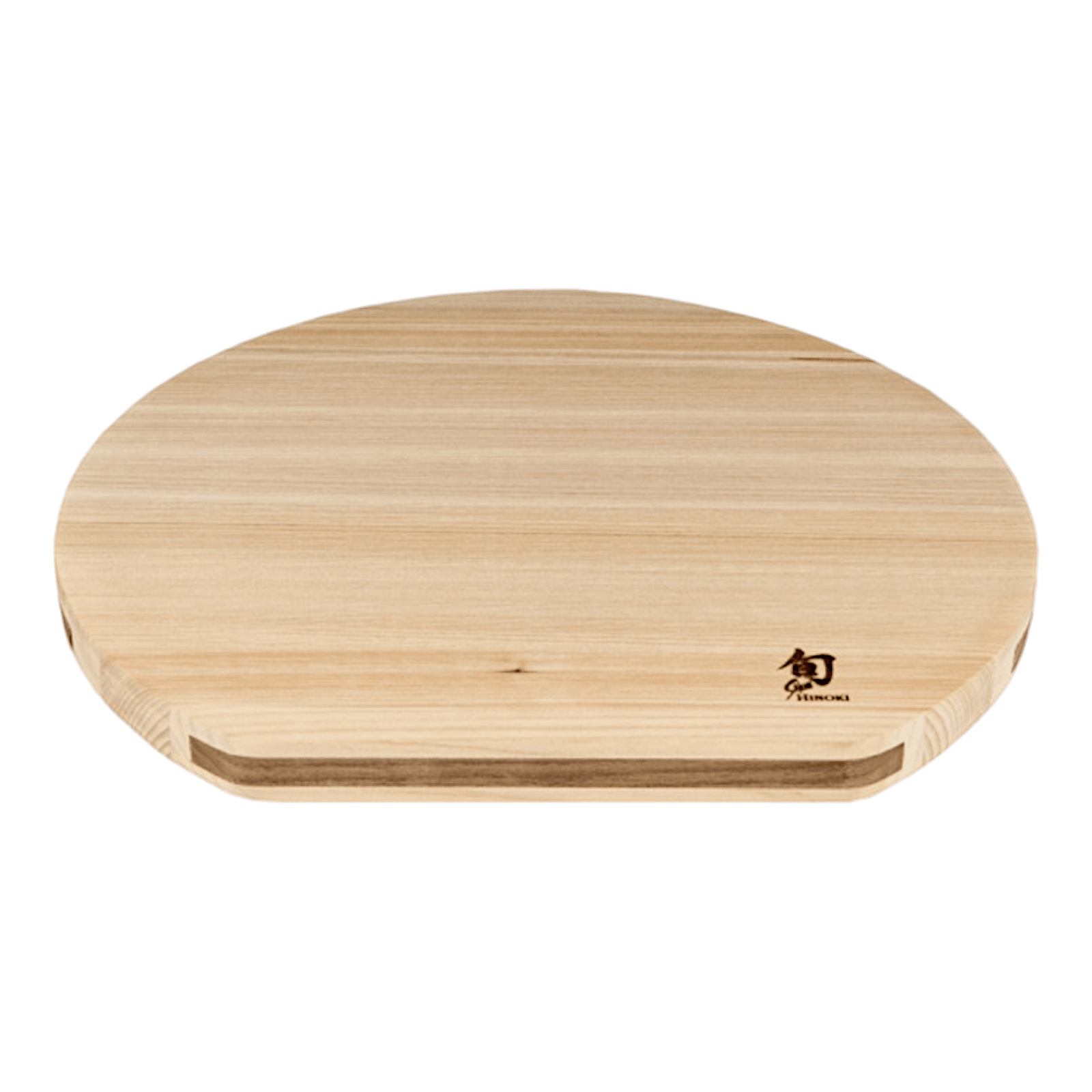 KAI Shun Wendebrett Hinoki DM-0818 rückseitig mit Saftrinne japanische Zypresse KAI