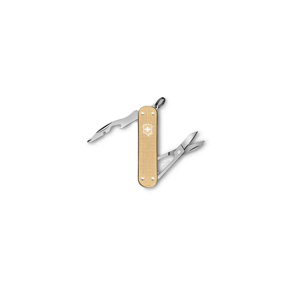 Victorinox Companion S Alox 58 mm Gold – Edles Multitool ohne Klinge mit 5 Funktionen Victorinox