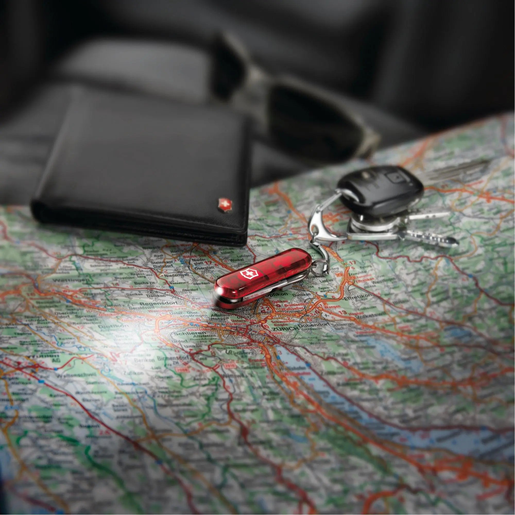 Victorinox Signature Lite Faltschachtel Rot, Blau, SilverTech Victorinox