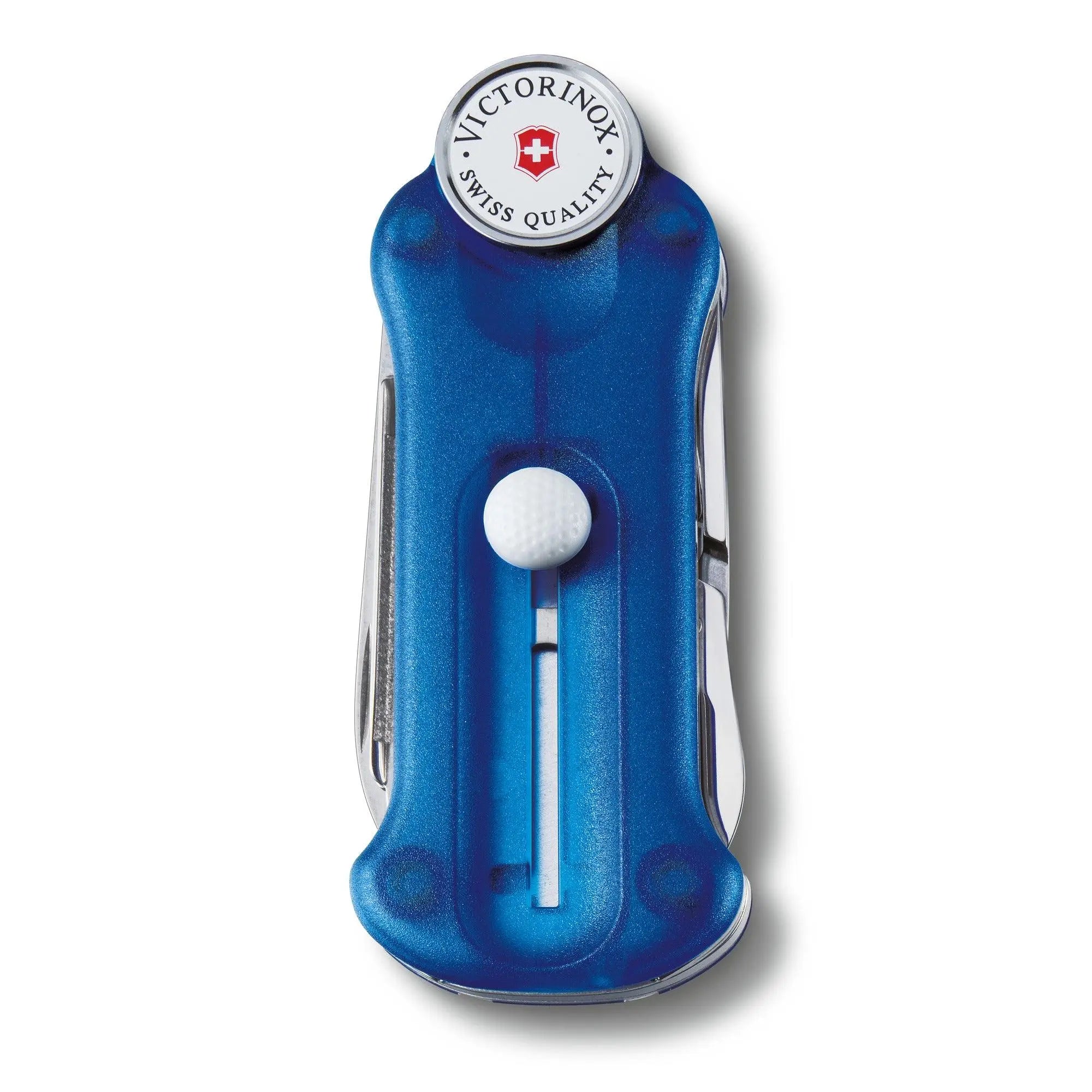 Victorinox Golf Tool Faltschachtel Blau, Rot, Schwarz transparent 0.7052.T2 Victorinox
