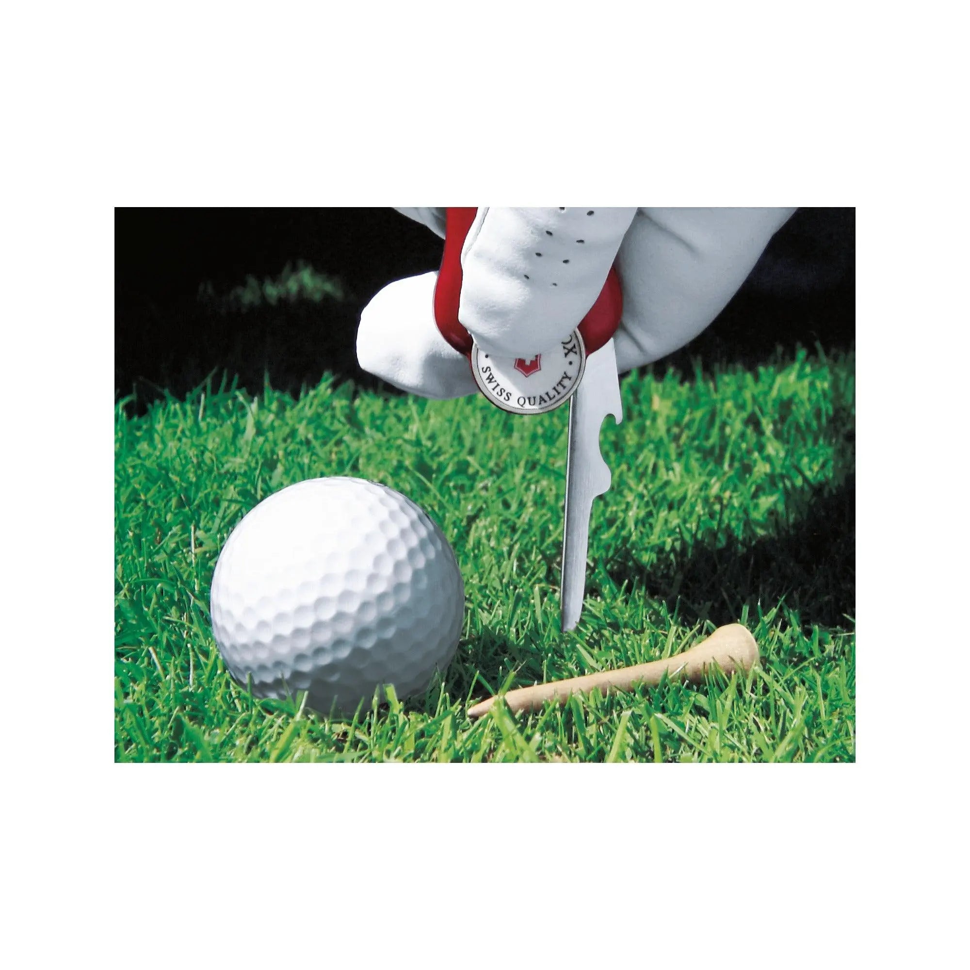 Victorinox Golf Tool Faltschachtel Blau, Rot, Schwarz transparent 0.7052.T2 Victorinox