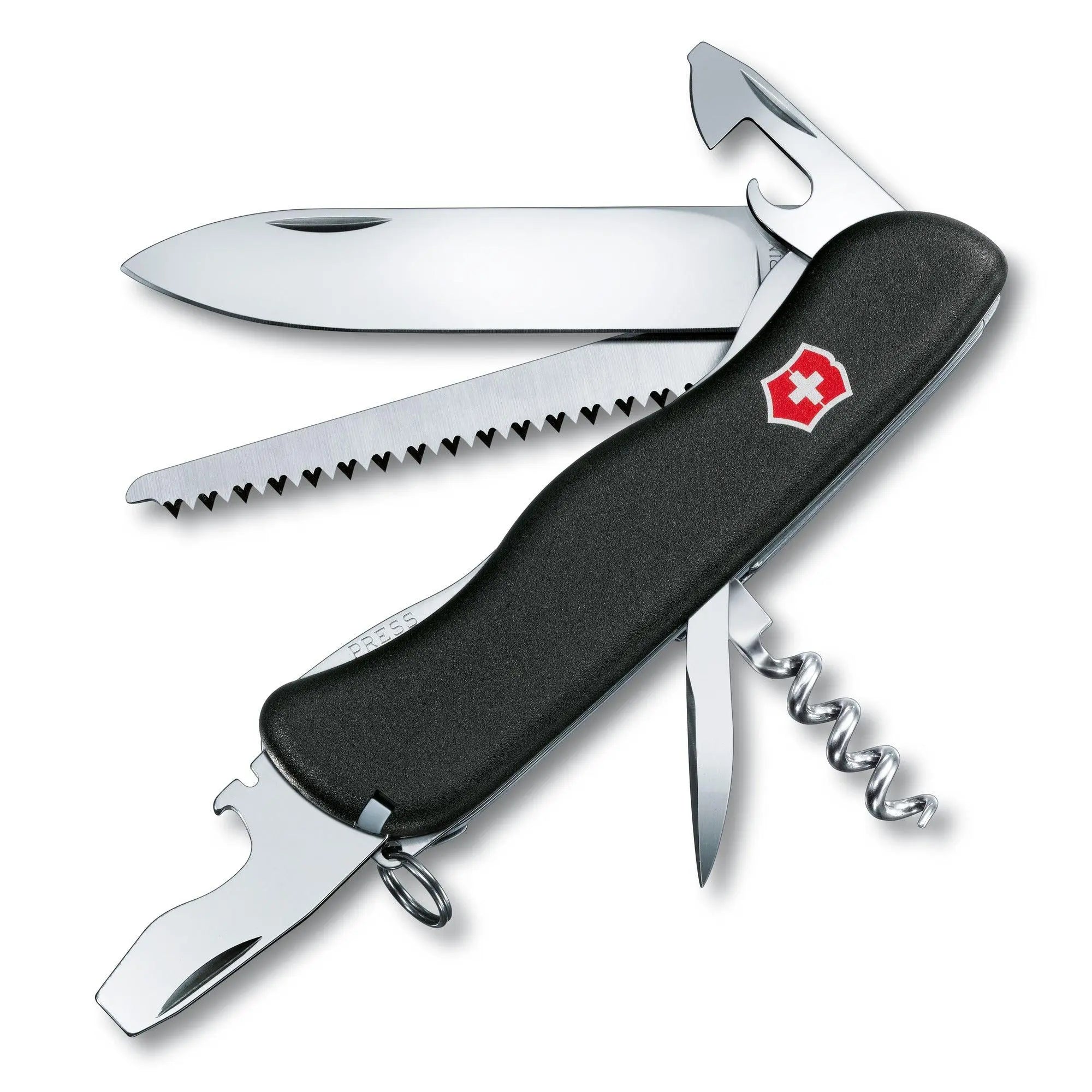Victorinox Forester Rot oder Schwarz Faltschachtel 12 Funktionen Victorinox