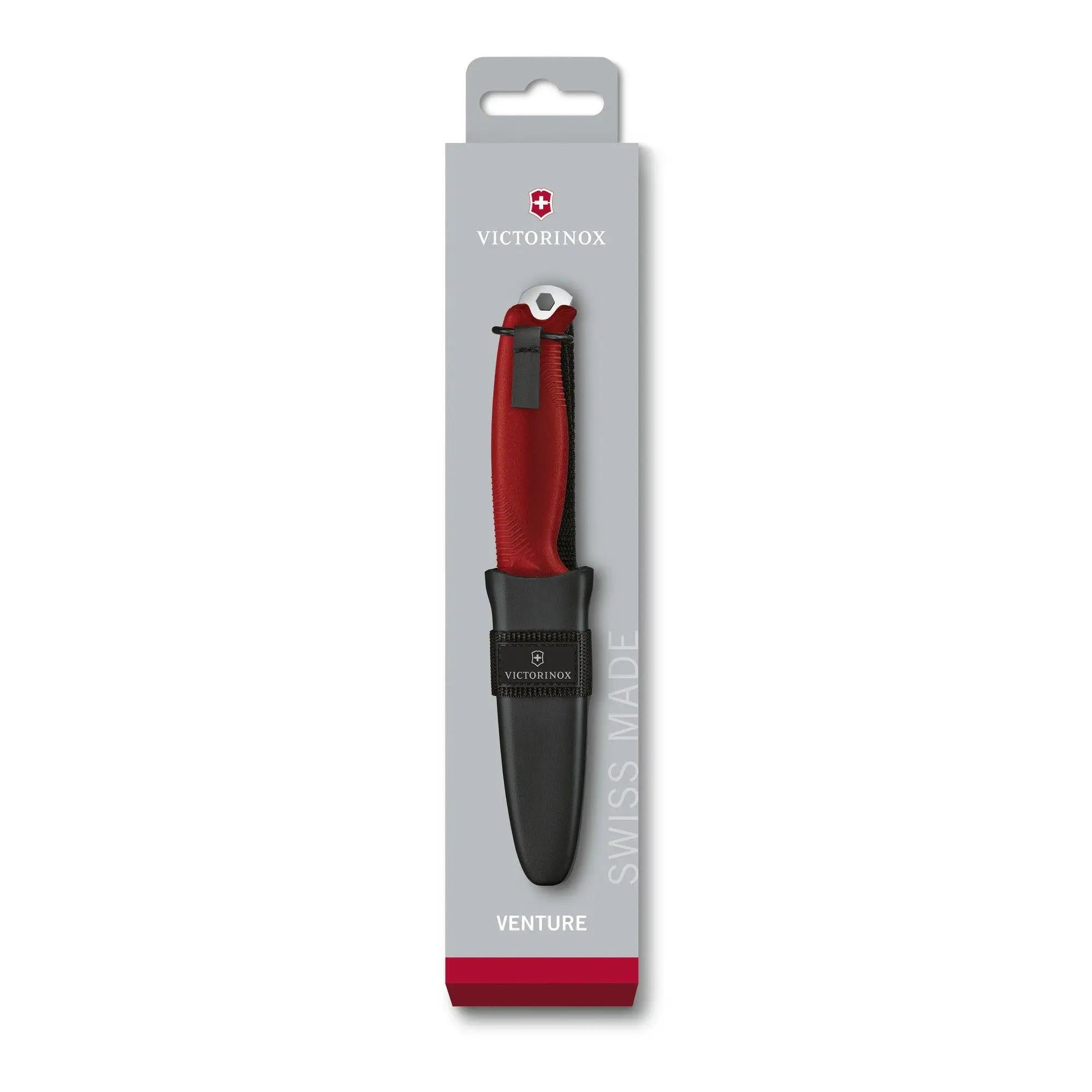 Victorinox Venture Bushcraft Full-Tang-Messer Outdoor Swiss Made Rot Victorinox