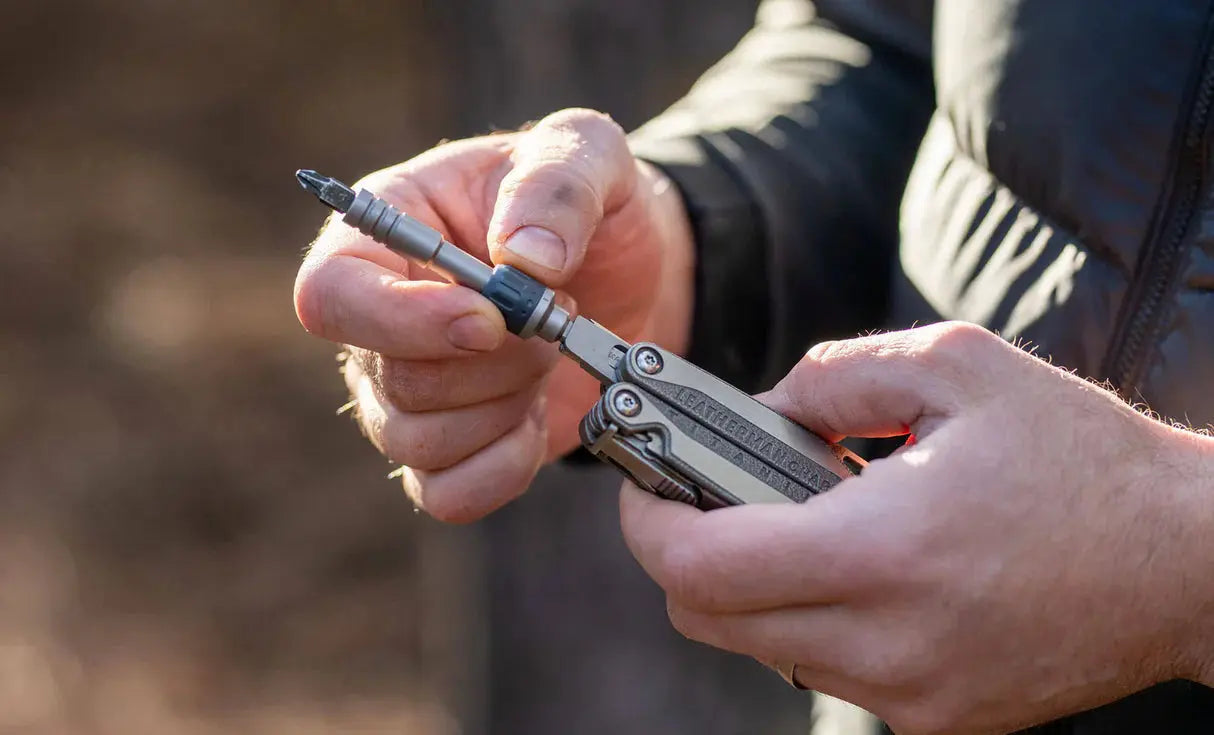 Leatherman Ratchet Driver – Ratschen-Bithalter mit Magnet | Grau Leatherman