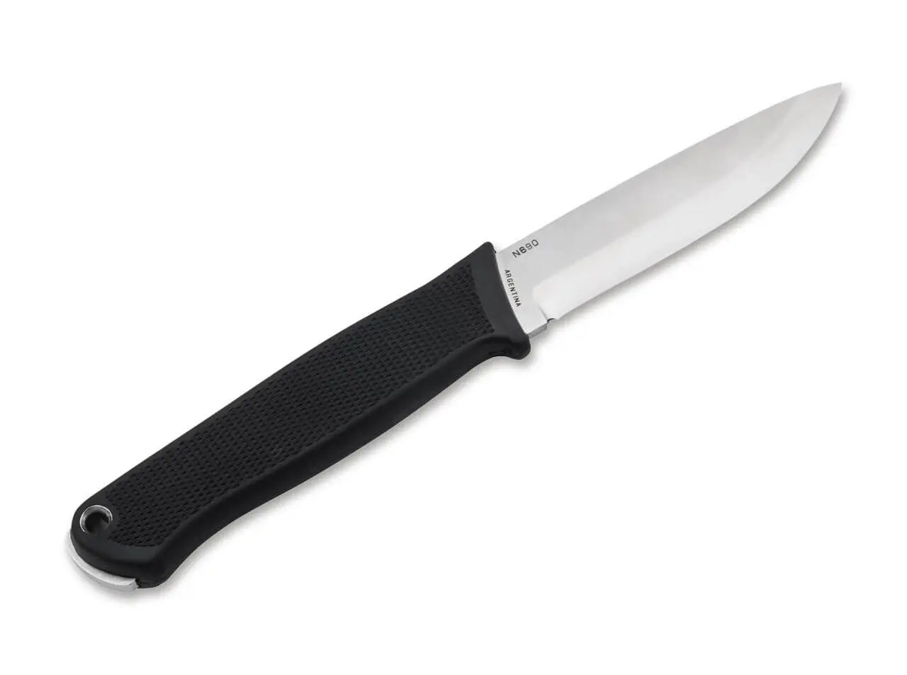 Böker Arbolito BK-1 – Bushcraft Messer N690 Stahl, TPE Griff, Lederscheide Böker Arbolito