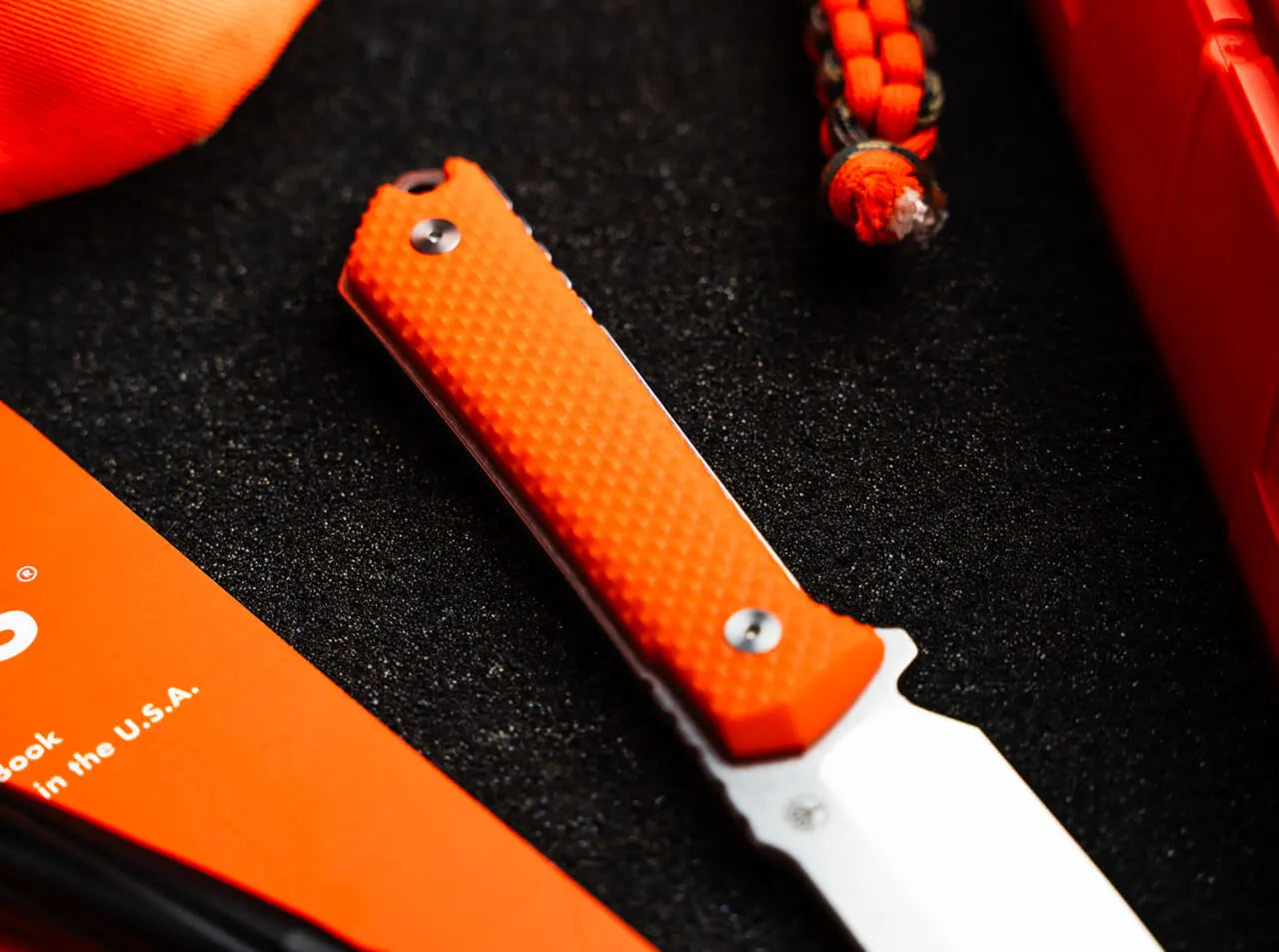 Böker Kiboku G10 Orange – Feststehendes Messer mit RWL-34 & Kydex-Scheide, Solingen Böker Manufaktur Solingen