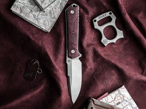 Böker Kiboku Richlite Red Topo | Feststehendes Messer RWL-34 Böker Manufaktur Solingen