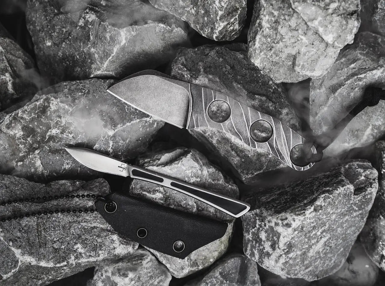 Böker Plus Scalpel – Neck Knife D2 Stahl, feststehend, Kydex – WaffG erlaubt Böker Plus