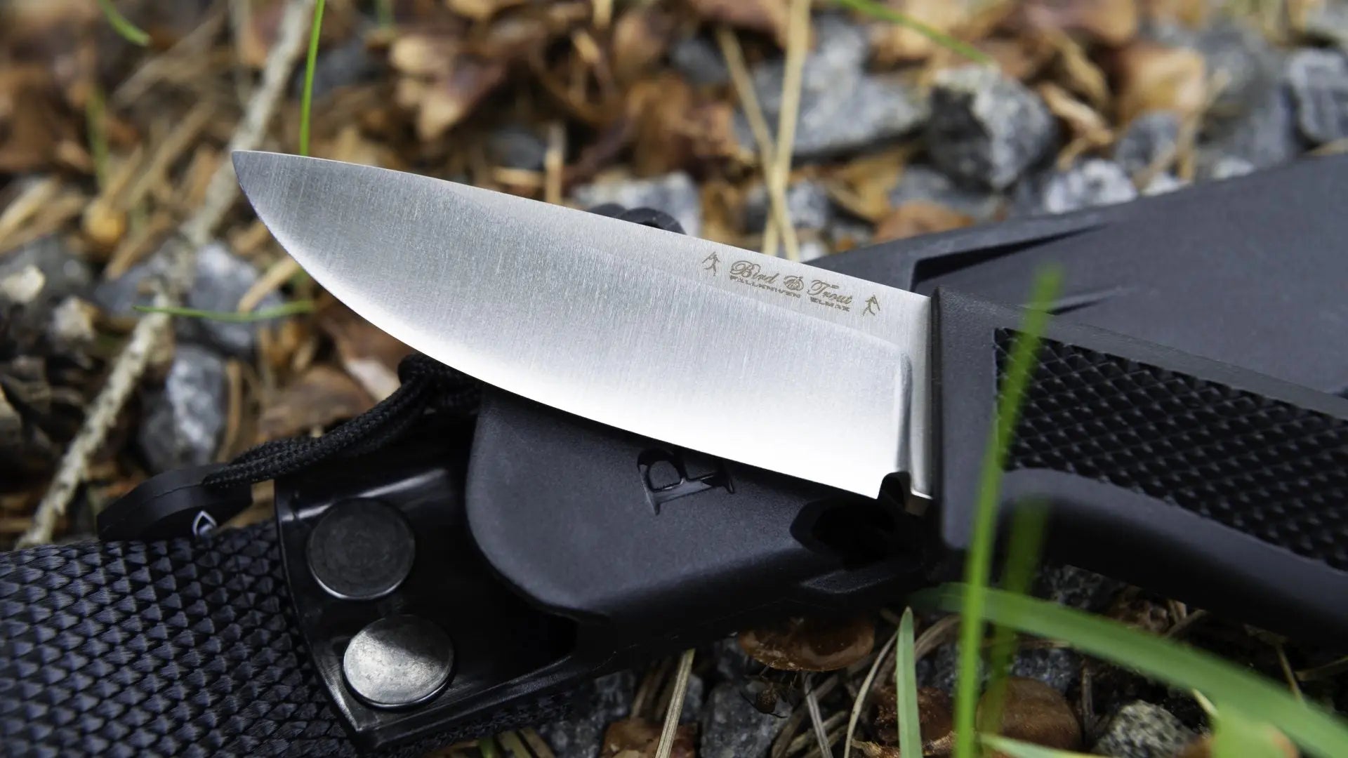 Fällkniven Bird & Trout – Elmax-Outdoormesser mit Kydex- oder Lederscheide Fällkniven