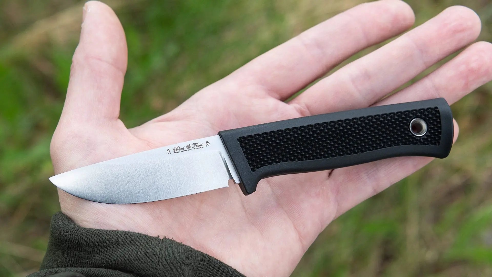 Fällkniven Bird & Trout – Elmax-Outdoormesser mit Kydex- oder Lederscheide Fällkniven