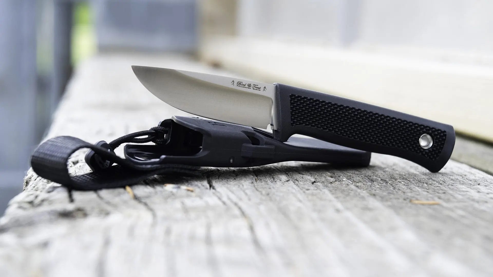 Fällkniven Bird & Trout – Elmax-Outdoormesser mit Kydex- oder Lederscheide Fällkniven