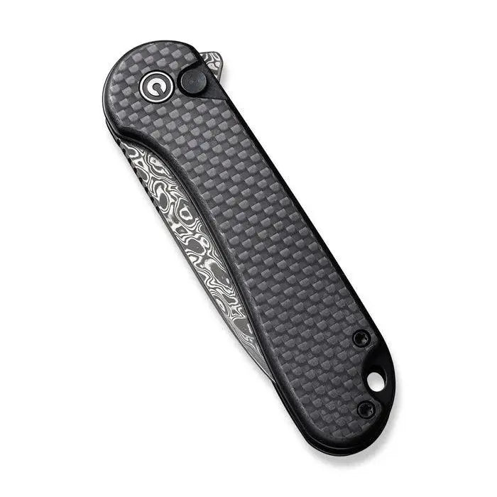 CIVIVI Button Lock Elementum II CF Damascus C18062PB-DS1 CIVIVI