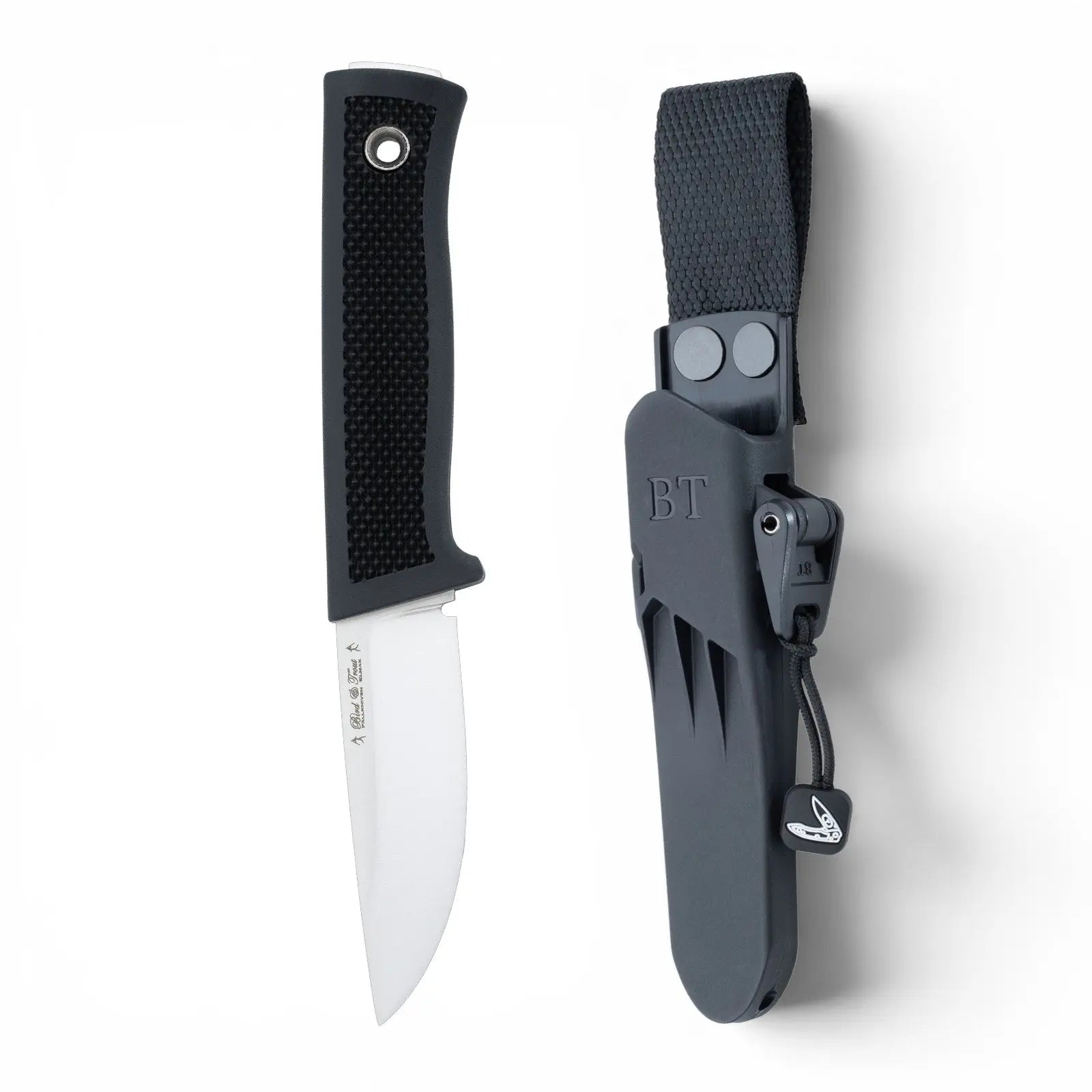 Fällkniven Bird & Trout – Elmax-Outdoormesser mit Kydex- oder Lederscheide Fällkniven