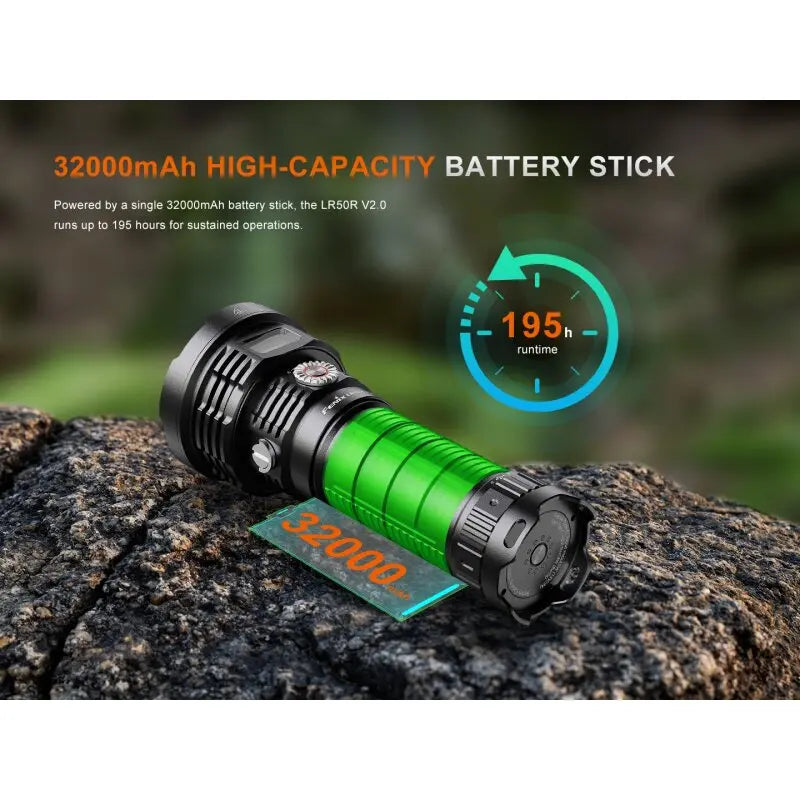 Fenix LR50R V2.0 - LED Taschenlampe - 18.000 Lumen - GMELCH