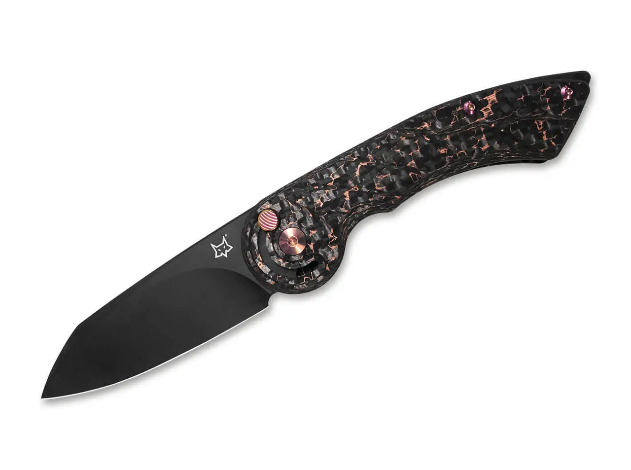 Fox Radius CF M390 Carbon Kupfer Fingers Safe FX-863 Taschenmesser Italy Fox Knives