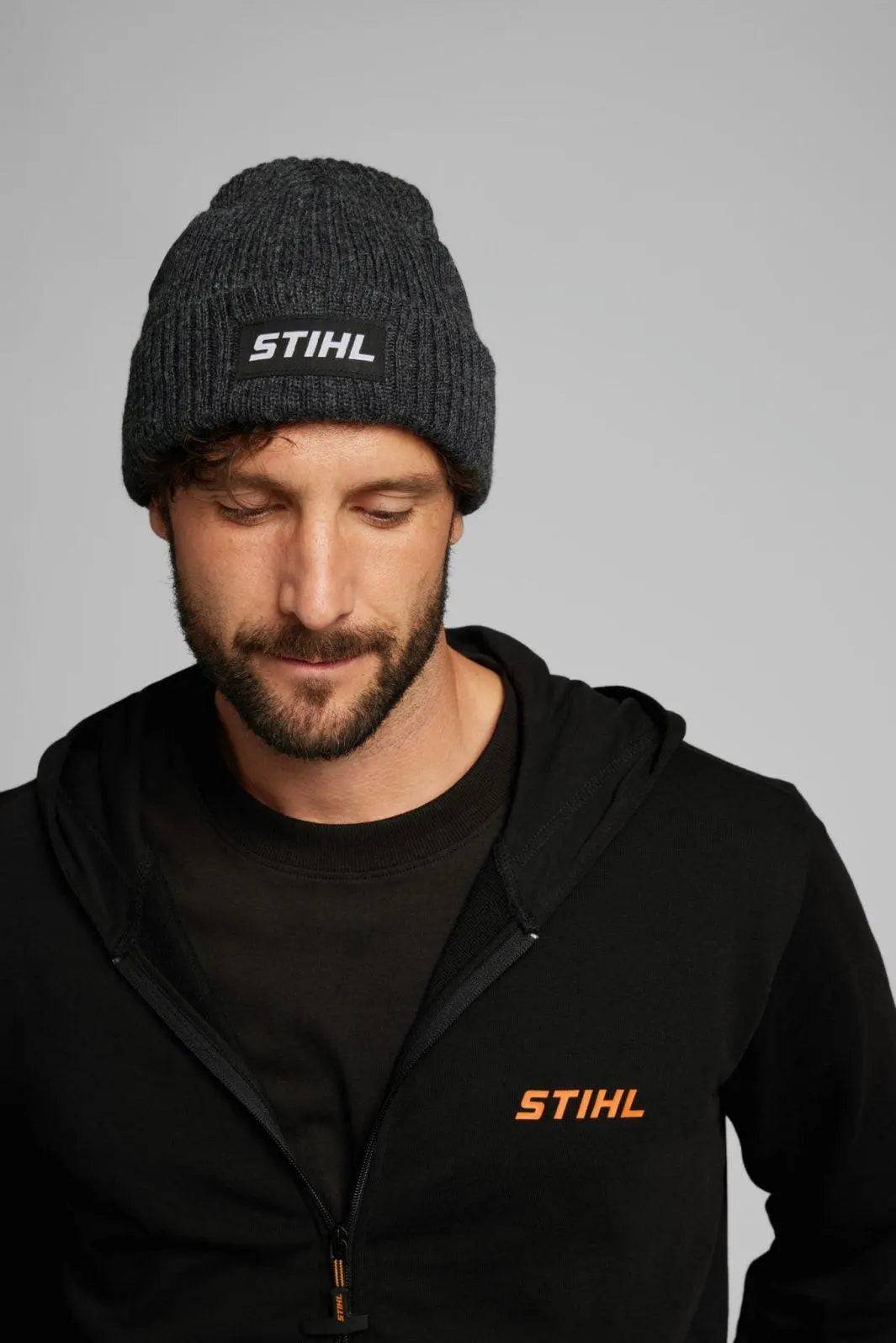 STIHL Beanie LOGO Grau Stihl