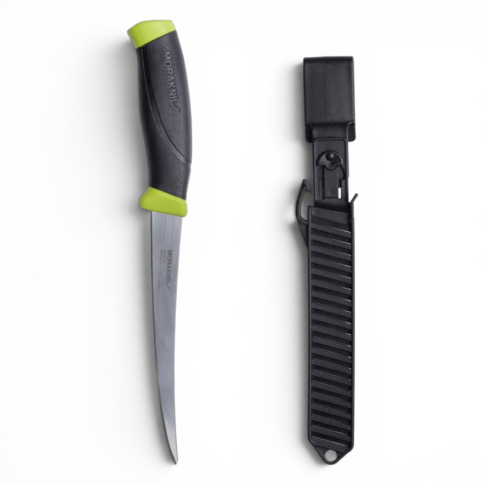 Morakniv Companion Fishing Fillet 155 – Flexibles Filetiermesser mit 12C27-Stahl aus Schweden Morakniv