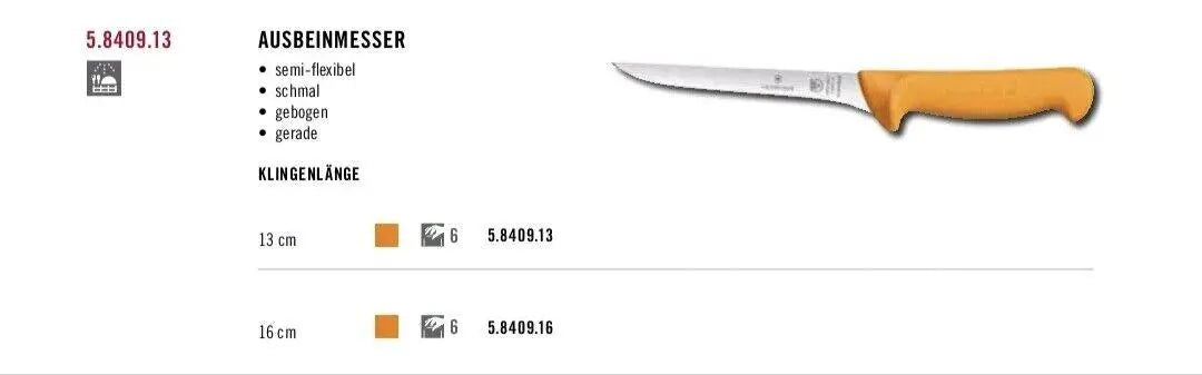 Victorinox Ausbeinmesser flex 16 cm Swibo 5.8409.16 Victorinox