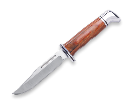 Buck Knives 117 Brahma – Jagd- und Outdoormesser mit 420HC Edelstahlklinge & Lederscheide