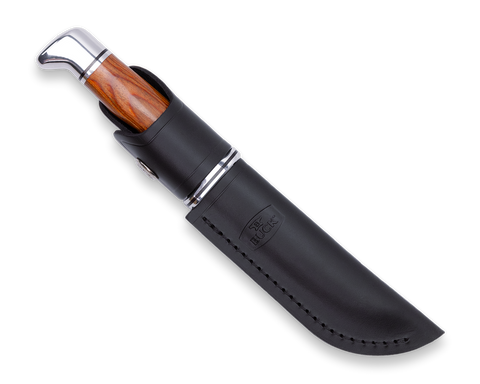 Buck Knives 117 Brahma – Jagd- und Outdoormesser mit 420HC Edelstahlklinge & Lederscheide
