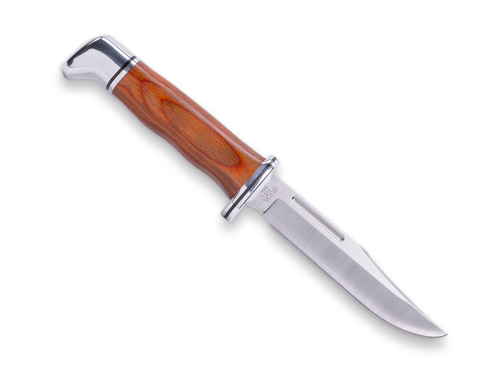 Buck Knives 117 Brahma – Jagd- und Outdoormesser mit 420HC Edelstahlklinge & Lederscheide