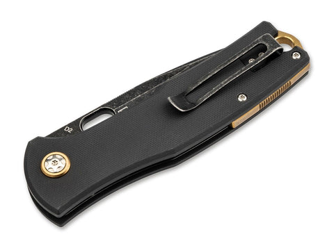 Böker Plus Fieldfolder D2 G10 Taschenmesser Voxnaes Stonewash Linerlock
