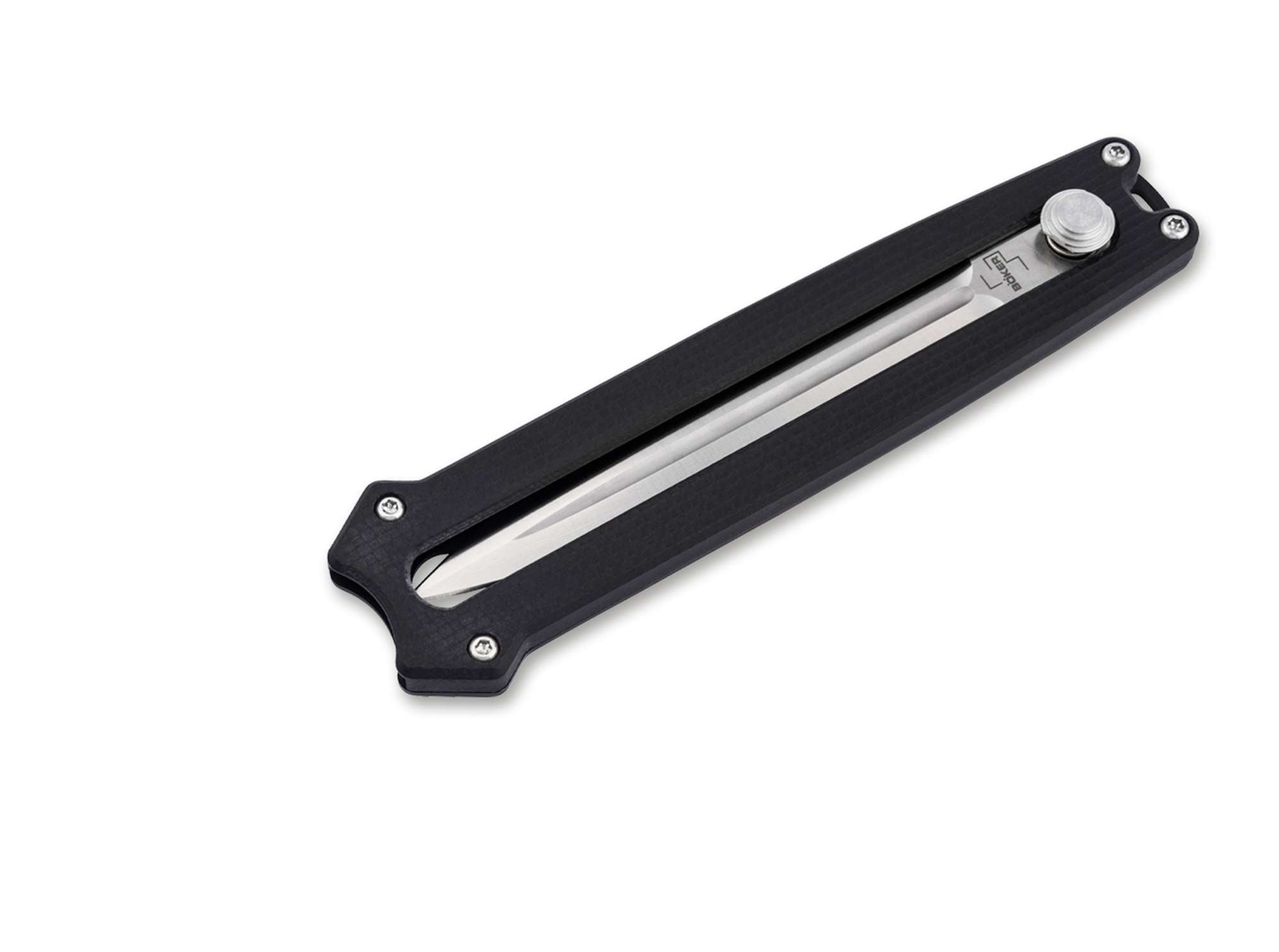 Böker Plus Slike D2 Dolch G10 Griff Druckknopf Front Opening Taschenmesser