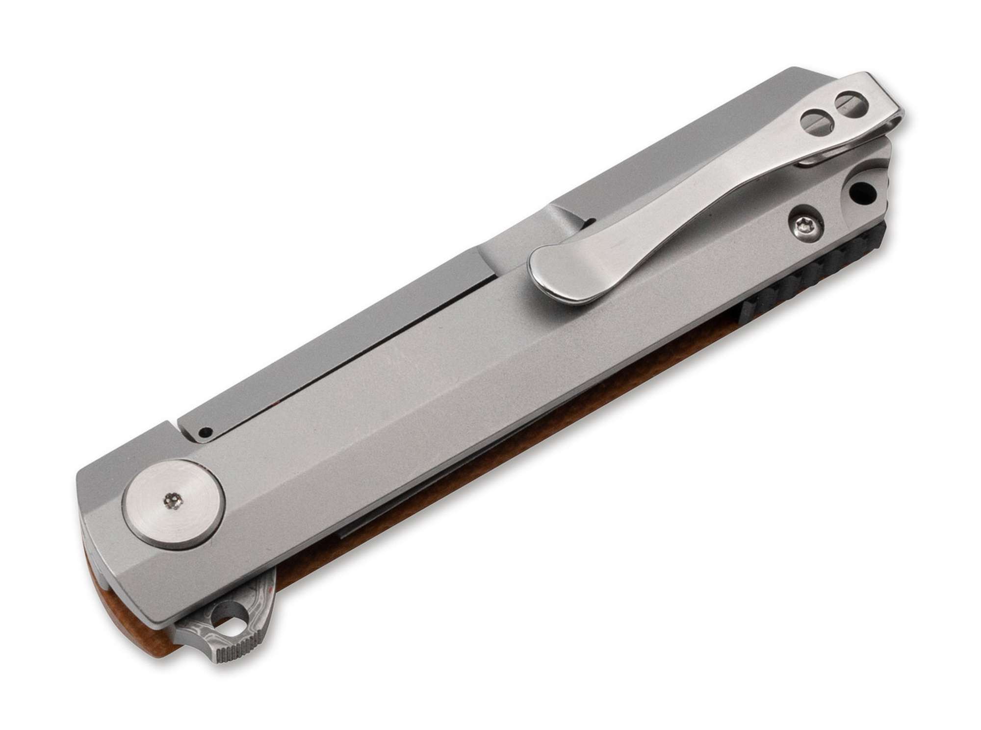 Böker Plus Cataclyst Flipjoint Damast – Edles Gentleman-EDC mit 110 Lagen Damast
