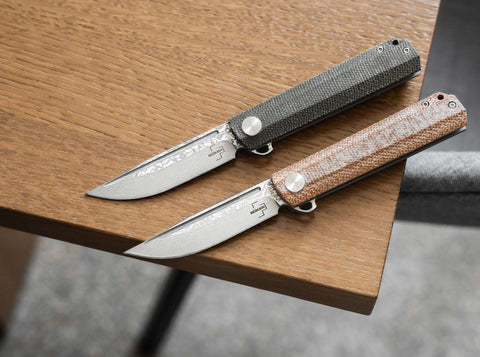Böker Plus Cataclyst Flipjoint Damast – Edles Gentleman-EDC mit 110 Lagen Damast