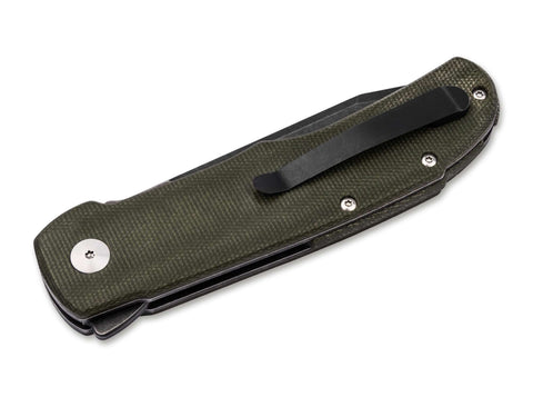 Böker Plus Tac-Master Taschenmesser – Nitro-V, Micarta, Linerlock, Terzuola, 23,5 cm