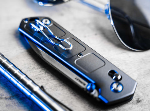 Böker Plus Kihon DC Alu – EDC Taschenmesser mit Nitro-V Klinge, Crossbar Lock & Aluminiumgriff