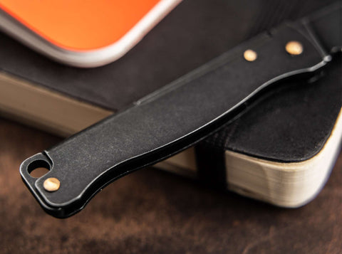 Böker Plus Atlas Mini Dark – Schlüsselbundmesser mit Black-Stonewash-Finish