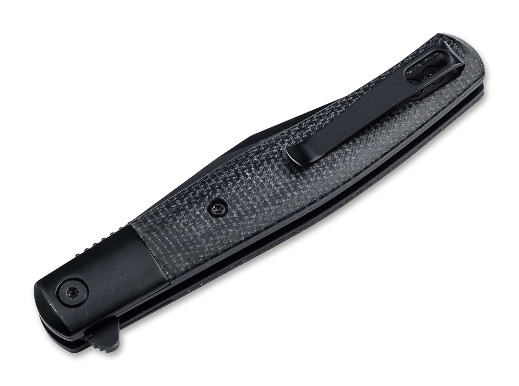 Böker Plus Modern Stockman – Taschenmesser mit Nitro-V Stahl, Micarta Griff & Flipper | Linerlock EDC Böker Plus