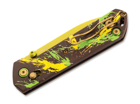 Böker Plus Kihon Dubai Chocolate – Sonderedition Taschenmesser mit D2-Klinge & GFN-Griff von Lucas Burnley