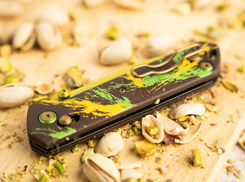 Böker Plus Kihon Dubai Chocolate – Sonderedition Taschenmesser mit D2-Klinge & GFN-Griff von Lucas Burnley
