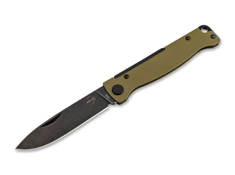 Böker Plus Atlas OD Green – leichtes, robustes §42a-konformes EDC-Taschenmesser Böker Plus