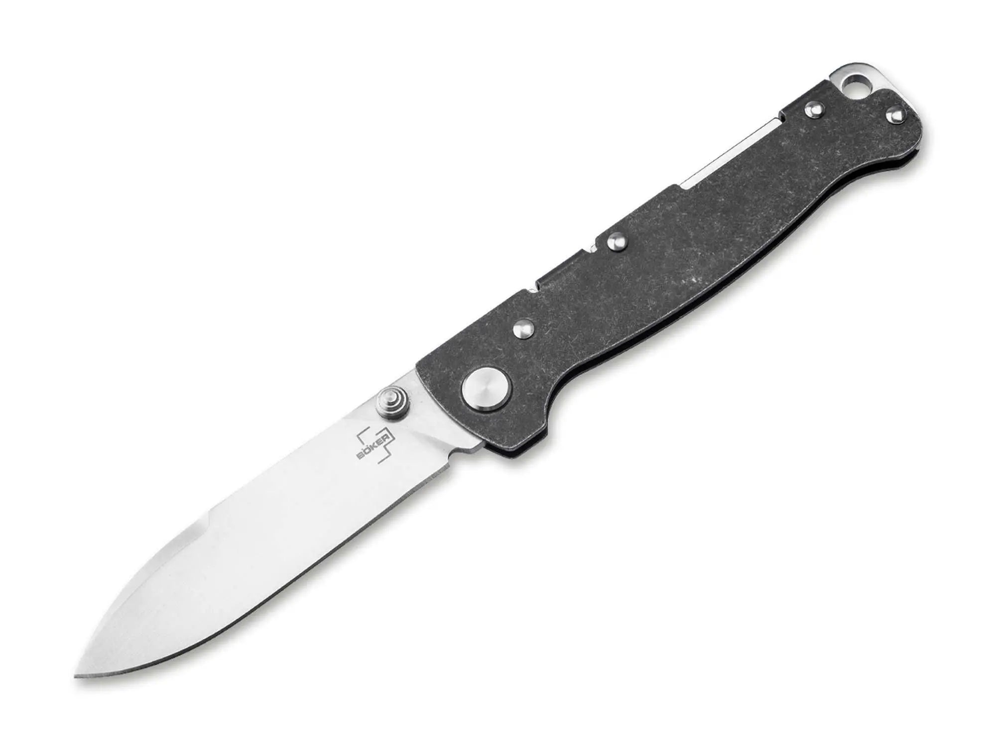 Böker Plus Atlas Droppoint TS D2 Backlock Taschenmesser Einhandmesser EDC Böker Plus