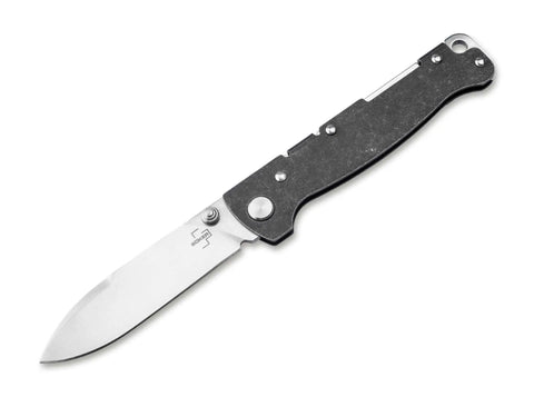 Böker Plus Atlas Droppoint TS D2 Backlock Taschenmesser Einhandmesser EDC Böker Plus