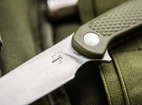 Böker Plus Fire Ant Green – ultraleichtes §42a-konformes EDC-Taschenmesser