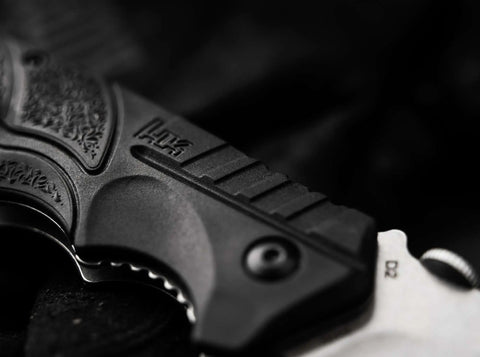Heckler & Koch SFP Tactical Folder D2 Messer Linerlock EDC Taschenmesser Heckler & Koch