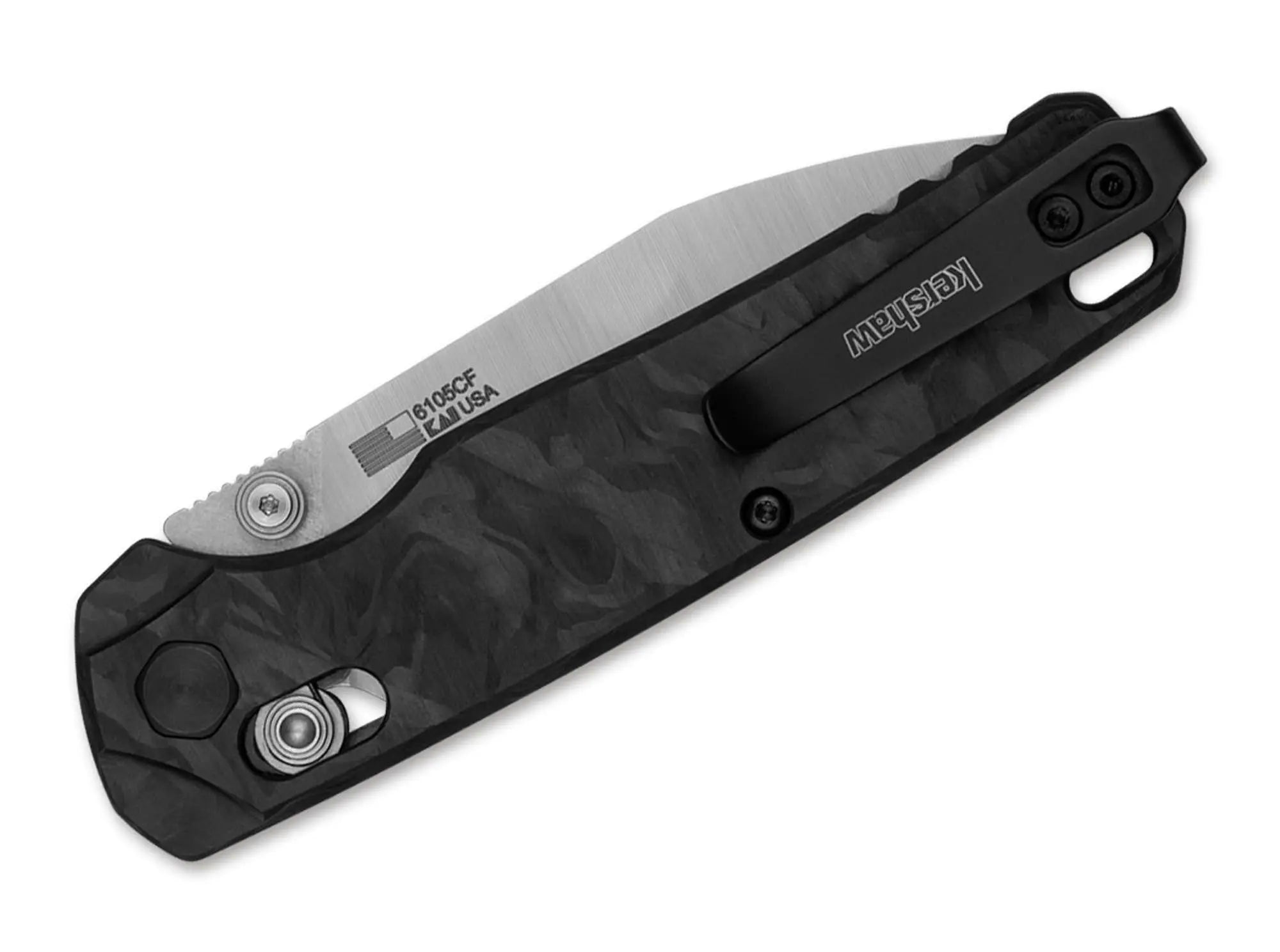 Kershaw Bel Air 6105CF MagnaCut Carbon Fiber USA Folder DuraLock Taschenmesser Kershaw