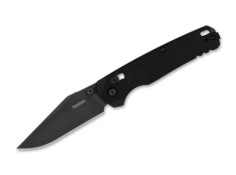 Kershaw Bel Air Clippoint MagnaCut All Black – Premium EDC Taschenmesser mit G10 & DuraLock | Made in USA Kershaw