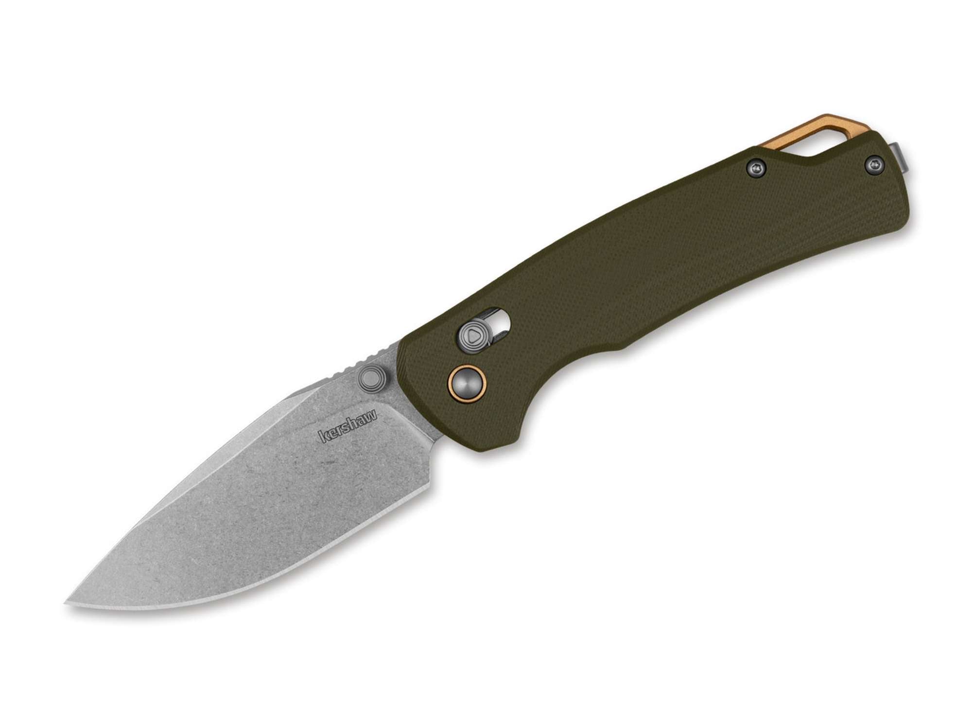 Kershaw Proximal Taschenmesser – D2 Stahl, DuraLock & G10 Griff | Präzises EDC Messer Kershaw