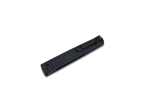 Böker Magnum Stereo G10 Linerlock 440A Droppoint Messer Schwarz Gentleman Tactical