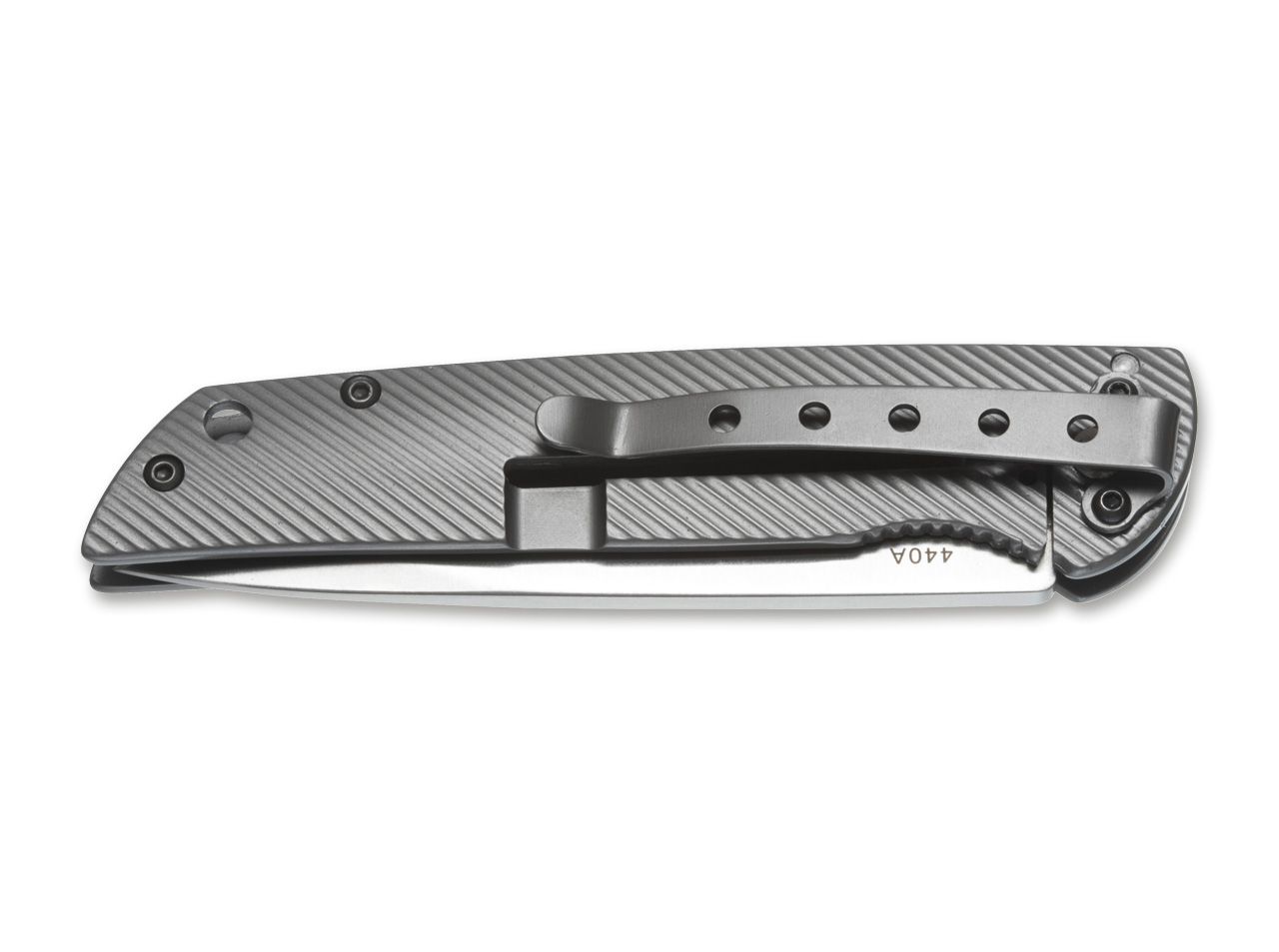 Böker Magnum Eternal Classic Taschenmesser 440A Stahl, Edelstahlgriff, Framelock, 20,5cm