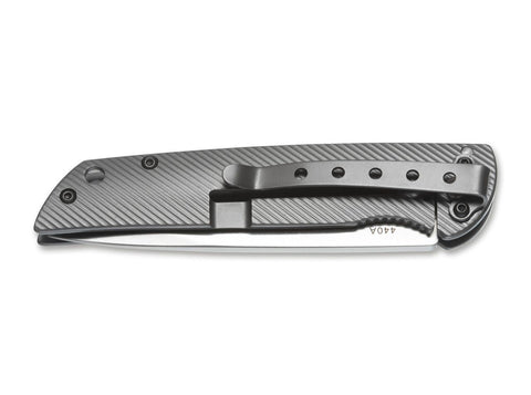 Böker Magnum Eternal Classic Taschenmesser 440A Stahl, Edelstahlgriff, Framelock, 20,5cm
