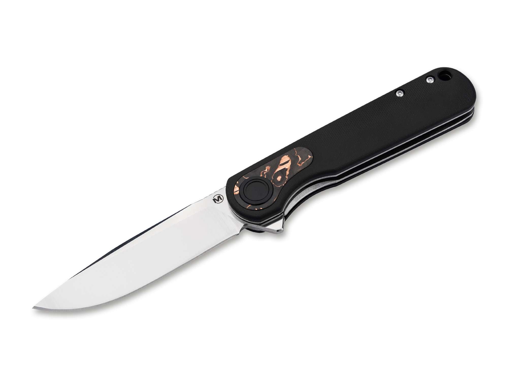 Böker Magnum Braddock Black Taschenmesser 440B Stahl, G10 Griff, Flipper, Linerlock