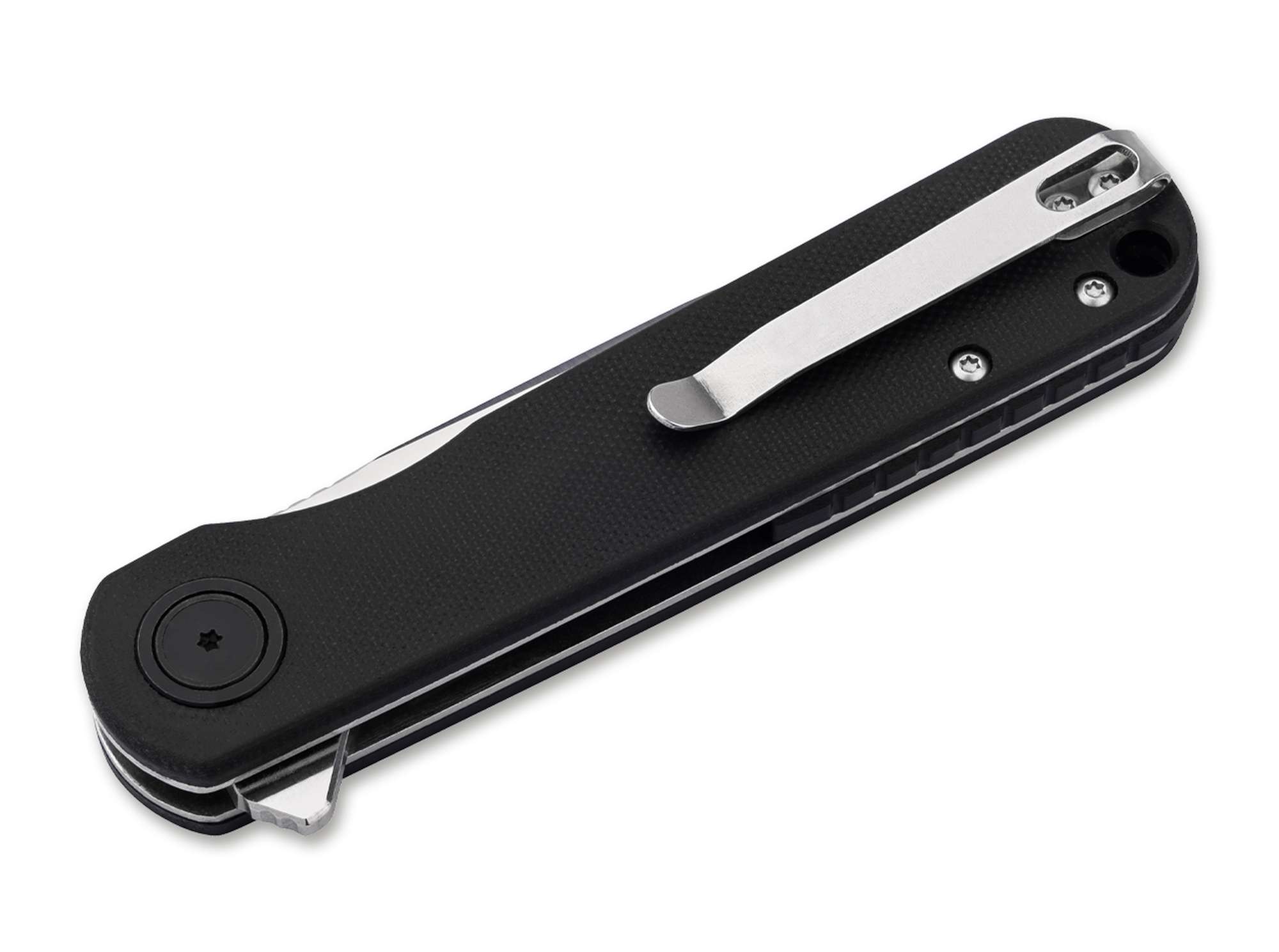 Böker Magnum Braddock Black Taschenmesser 440B Stahl, G10 Griff, Flipper, Linerlock