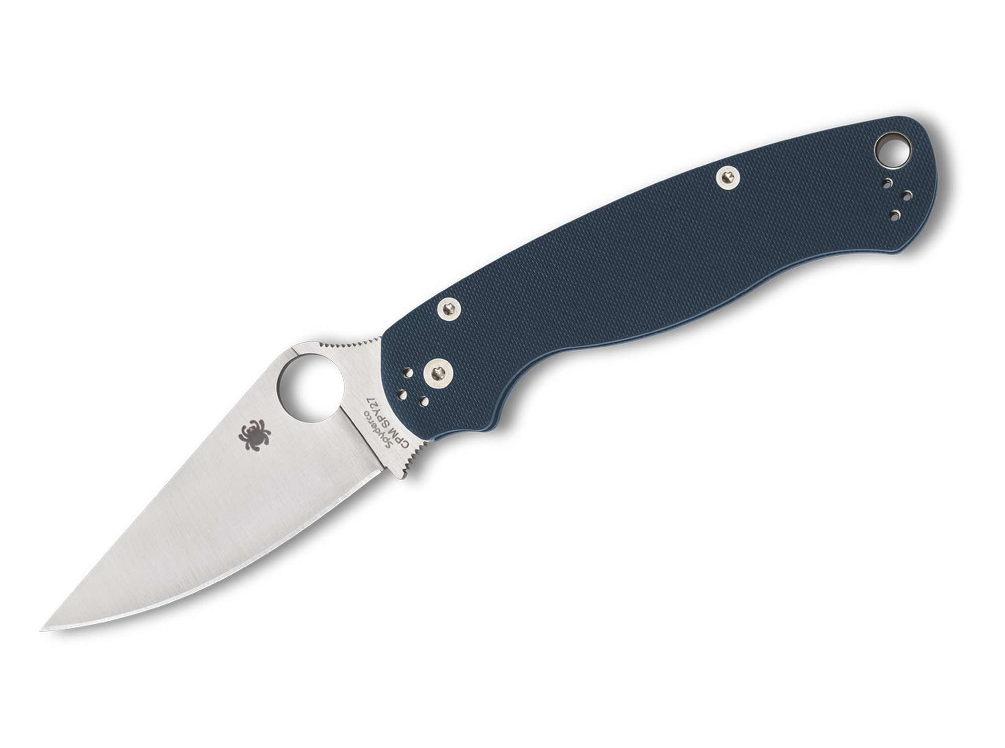 Spyderco Para Military 2 CPM SPY27 – Taschenmesser mit Exklusivstahl & G10 Kobaltblau